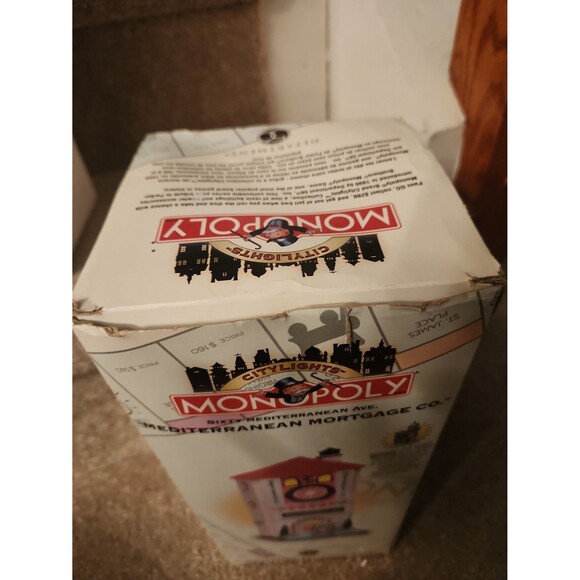 Dept 56 Monopoly Collab "Mediterranean Mortgage Co." Sixty Mediterranean Ave. - Picture 9 of 11